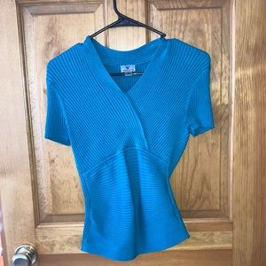 Worthington Cross Sweater Top
